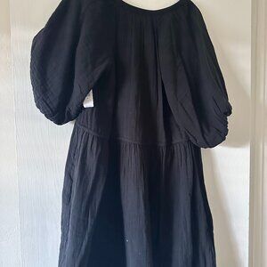 Black balloon style dress